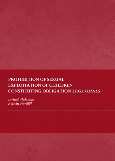 Cover image for book Prohibition of Sexual Exploitation of Children Constituting Obligation Erga Omnes