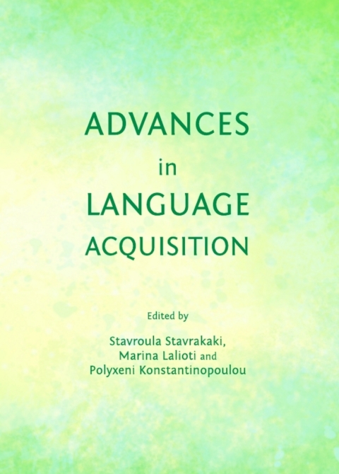 Cover image for book Advances in Language Acquisition