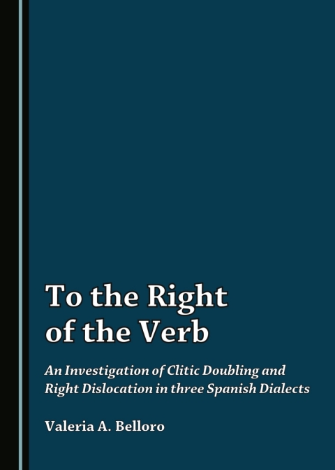 Cover image for book To the Right of the Verb