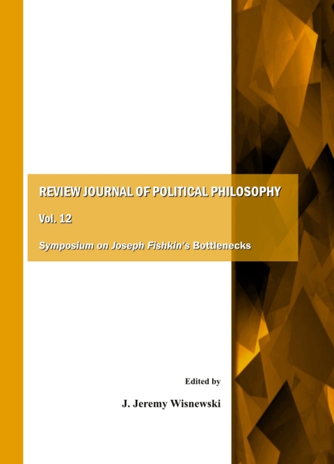 Cover image for book Review Journal of Political Philosophy Vol. 12