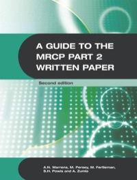 Cover image: A Guide to the MRCP Part 2 Written Paper 2Ed 2nd edition 9780340806586