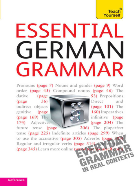 Cover image for book Essential German Grammar: Teach Yourself