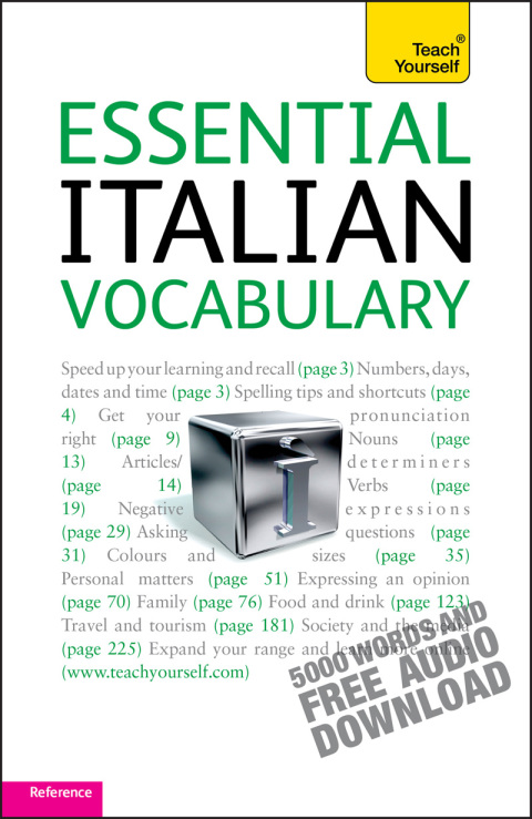 Cover image for book Essential Italian Vocabulary: Teach Yourself