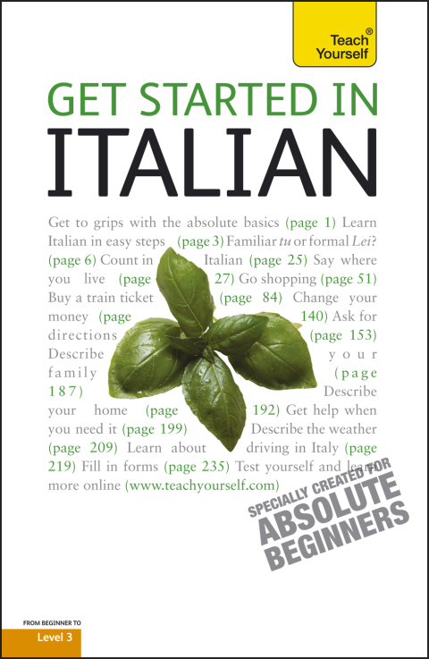 Cover image for book Get Started in Beginner's Italian: Teach Yourself