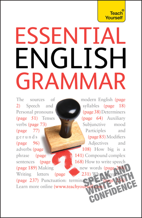 Cover image for book Essential English Grammar: Teach Yourself