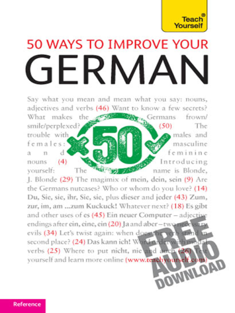 Cover image for book 50 Ways to Improve your German: Teach Yourself