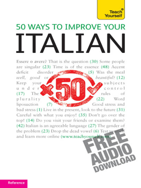 Cover image for book 50 Ways to Improve your Italian: Teach Yourself