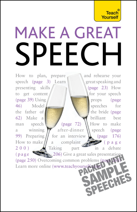 Cover image for book Make a Great Speech: Teach Yourself