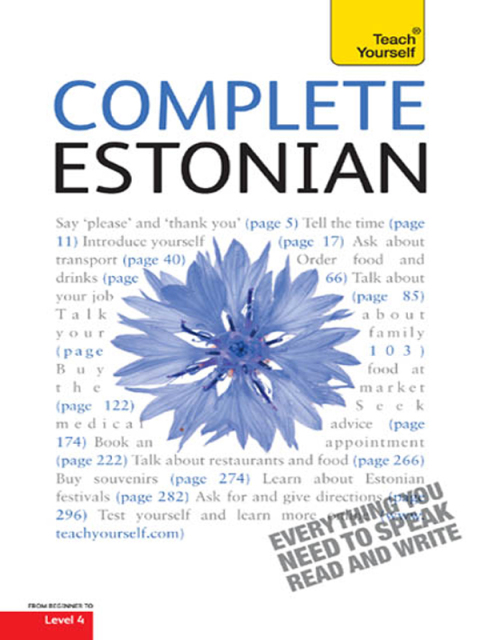 Cover image for book Complete Estonian Beginner to Intermediate Book and Audio Course