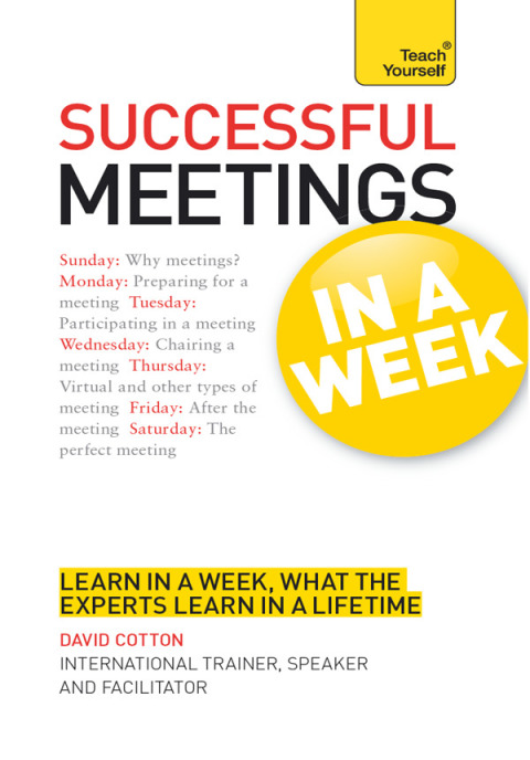 Cover image for book Successful Meetings in a Week: Teach Yourself