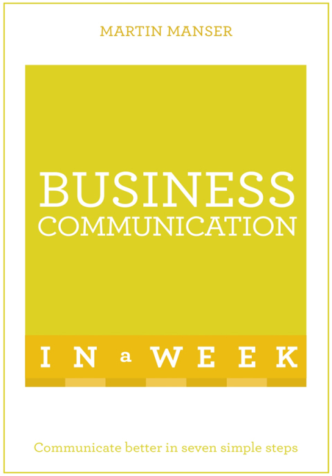 Cover image for book Business Communication In A Week