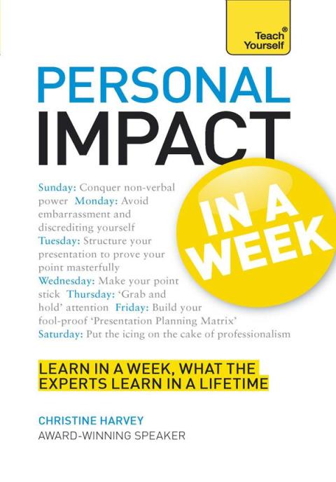 Cover image for book Personal Impact at Work in a Week: Teach Yourself Ebook Epub