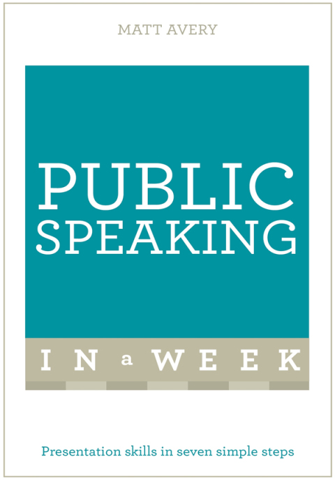Cover image for book Public Speaking In A Week