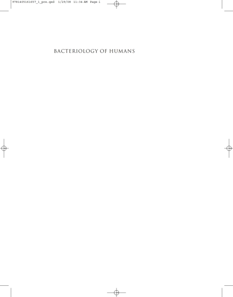 Cover image for book Bacteriology of Humans