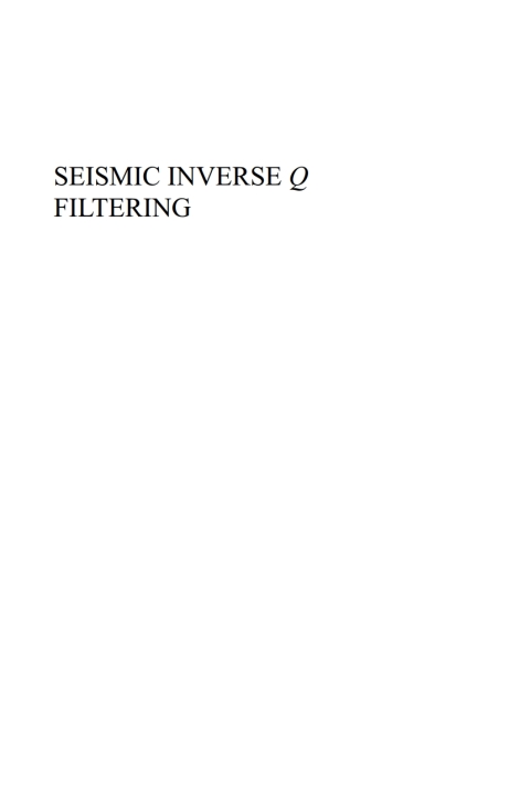Cover image for book Seismic Inverse Q Filtering