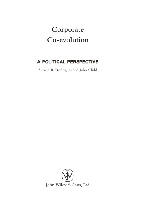 Cover image for book Corporate Co-Evolution