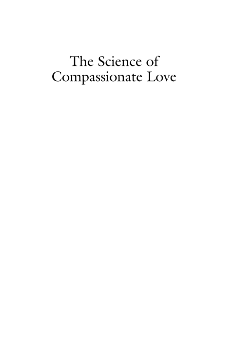 Cover image for book The Science of Compassionate Love
