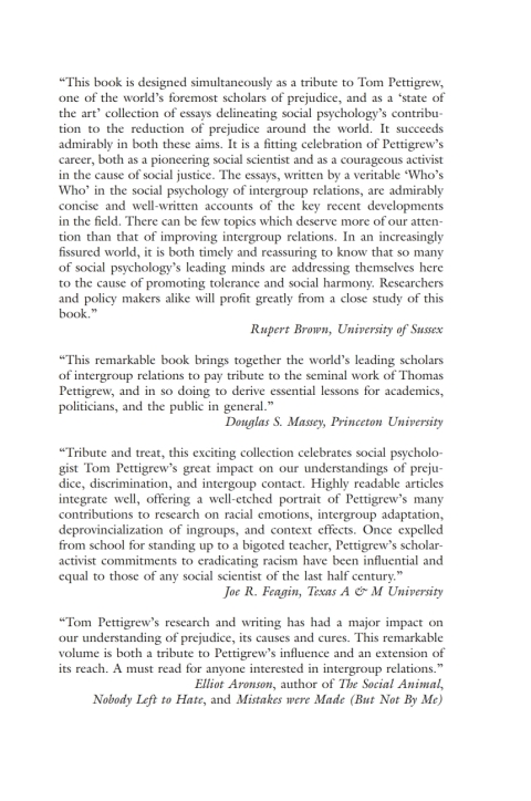 Cover image for book Improving Intergroup Relations