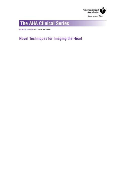 Cover image for book Novel Techniques for Imaging the Heart