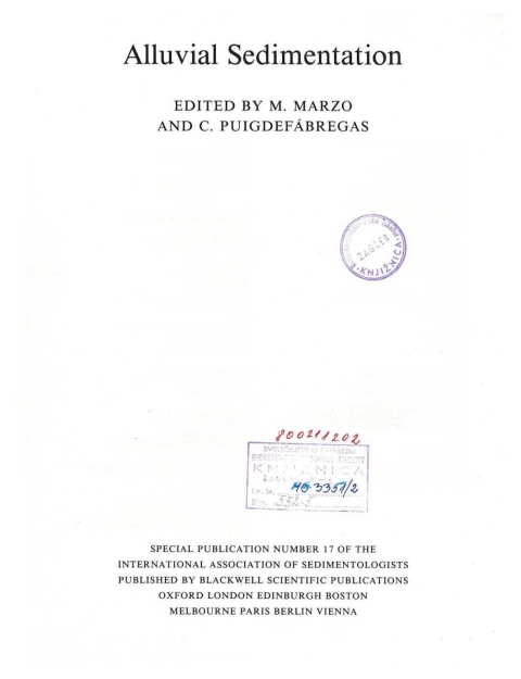 Cover image for book Alluvial Sedimentation