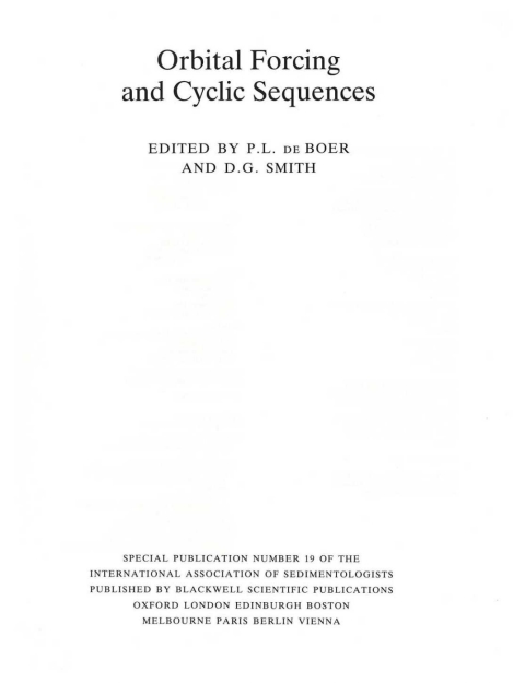 Cover image for book Orbital Forcing and Cyclic Sequences