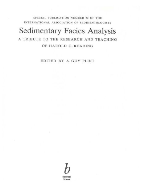 Cover image for book Sedimentary Facies Analysis