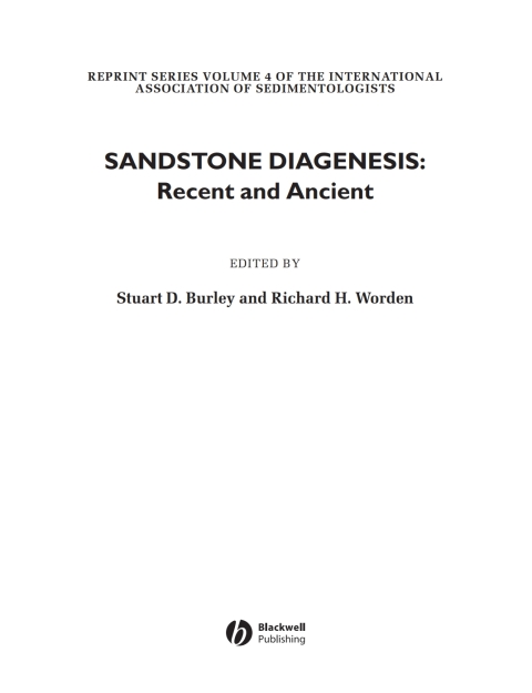 Cover image for book Sandstone Diagenesis