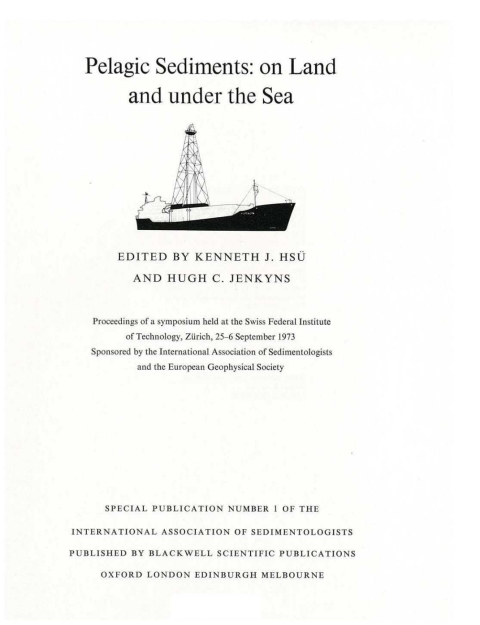 Cover image for book Pelagic Sediments