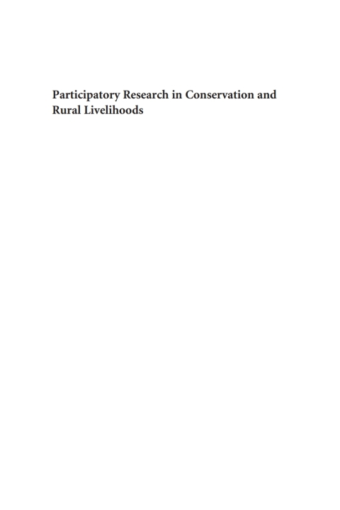 Cover image for book Participatory Research in Conservation and Rural Livelihoods