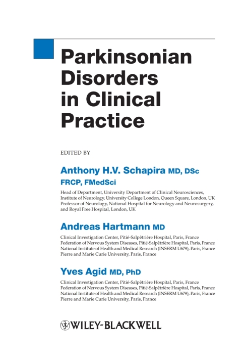 Cover image for book Parkinsonian Disorders in Clinical Practice