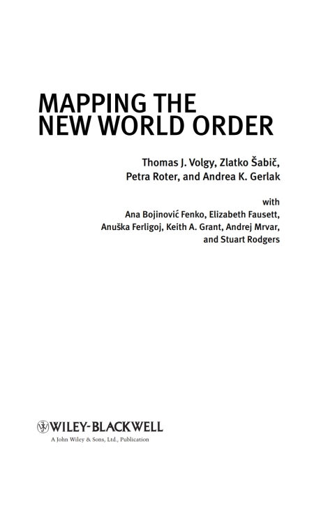 Cover image for book Mapping the New World Order