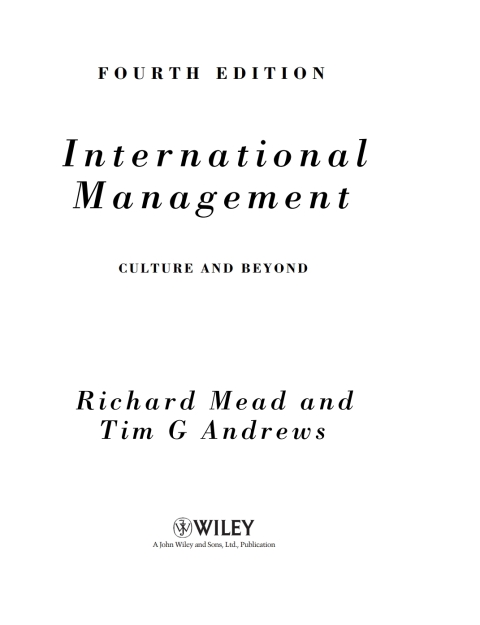 International Management 