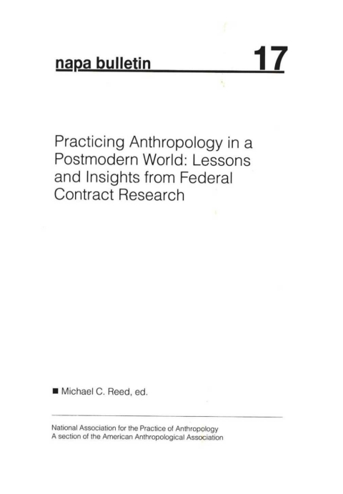 Cover image for book Practicing Anthropology in a Postmodern World