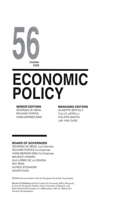 Economic Policy 56 