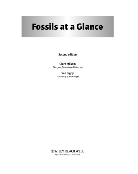 Cover image for book Fossils at a Glance