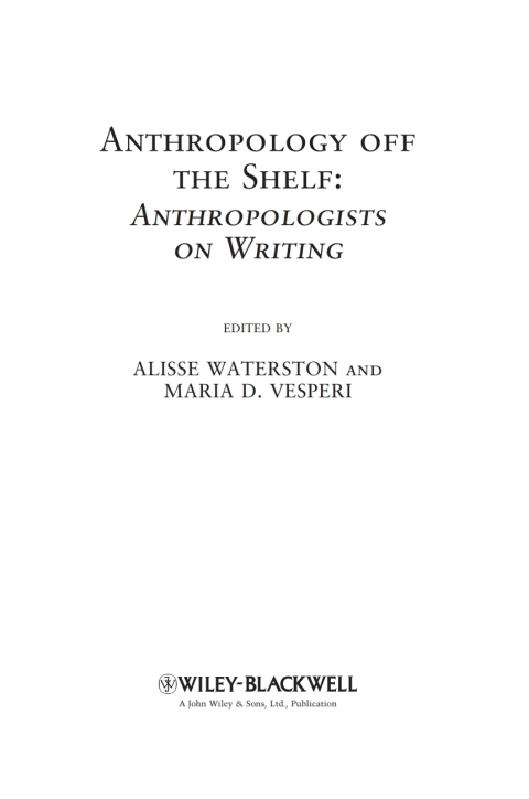 Cover image for book Anthropology off the Shelf