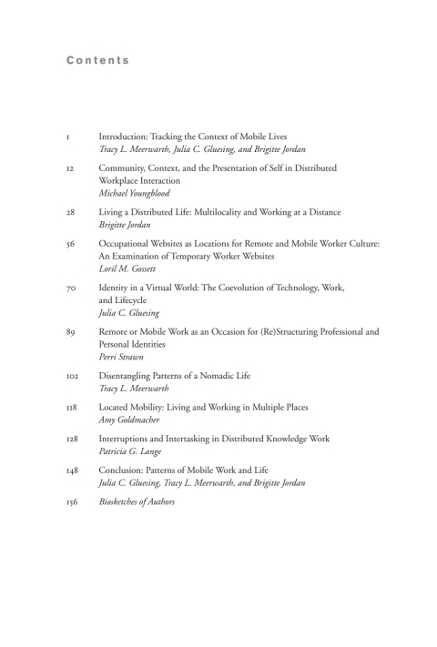 Cover image for book Mobile Work, Mobile Lives