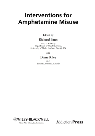 Interventions for Amphetamine Misuse