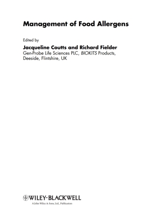 Management of Food Allergens