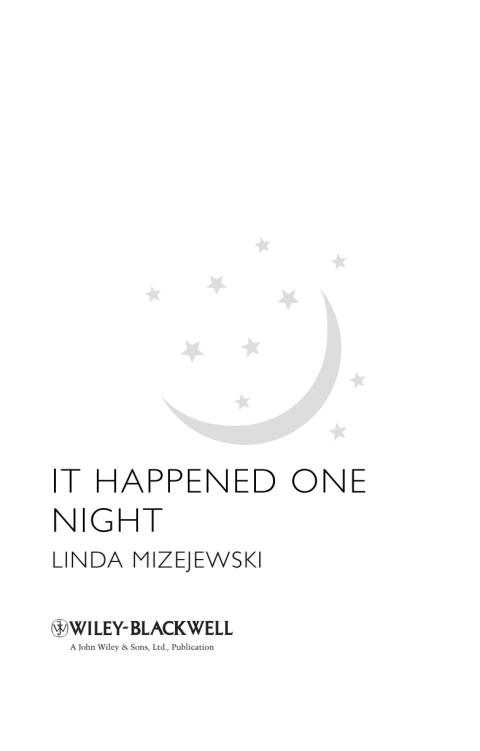 Cover image for book It Happened One Night