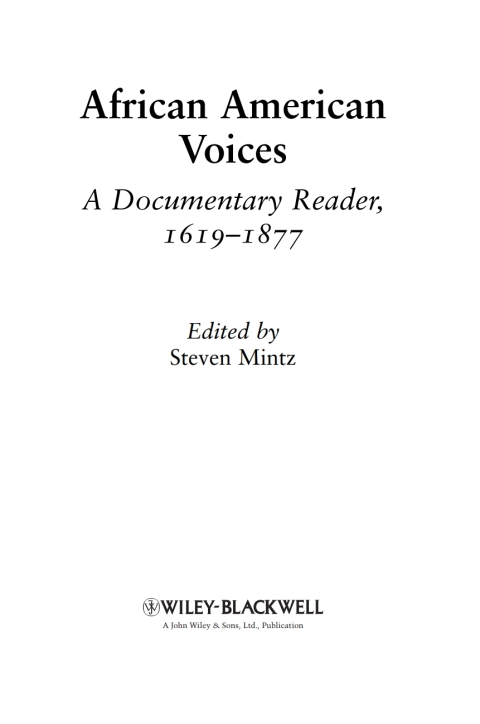Cover image for book African American Voices