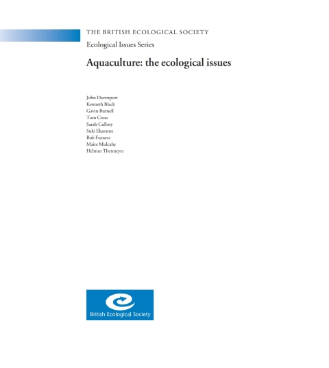 Aquaculture: The Ecological Issues 