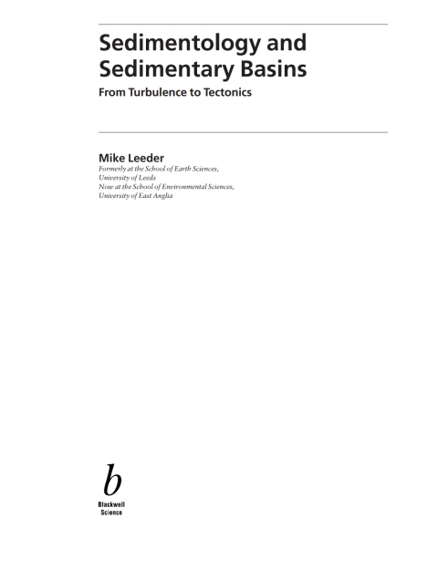 Cover image for book Sedimentology and Sedimentary Basins