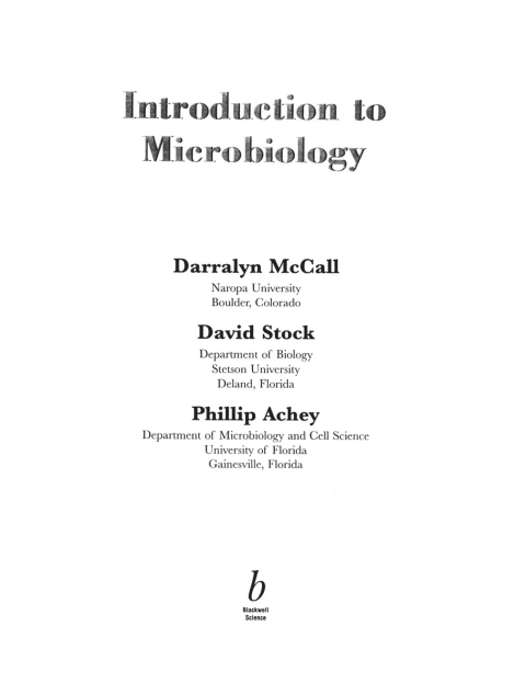 Cover image for book 11th Hour: Introduction to Microbiology