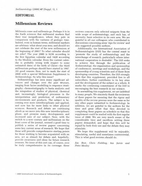Cover image for book Sedimentology
