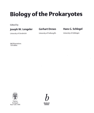 Biology of the Prokaryotes