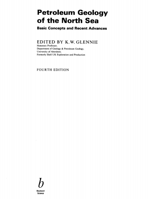 Cover image for book Petroleum Geology of the North Sea