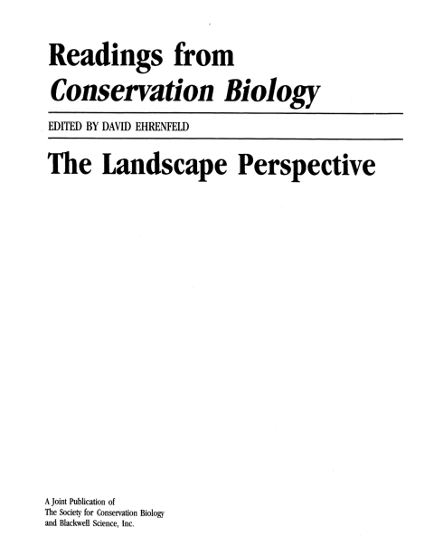 Cover image for book To Preserve Biodiversity (Readings from Conservation Biology)