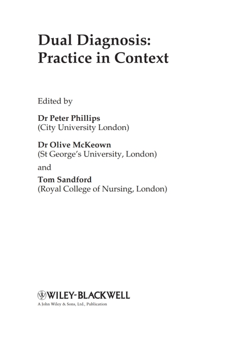 Cover image for book Dual Diagnosis: Practice in Context