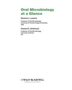 ORAL MICROBIOLOGY AT A GLANCE